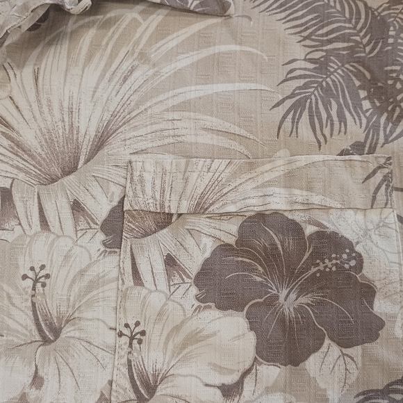 JAMAICA JAXX Shirt 100% Silk Size Medium Hawaiian All Over Print - Picture 5 of 10